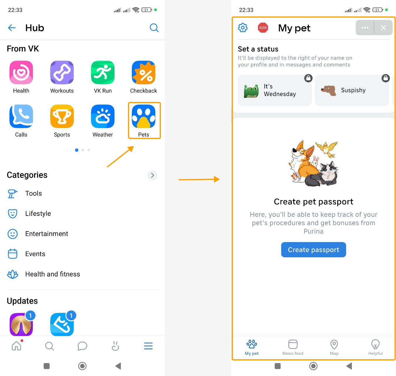 Launching an app in WebView on the mobile app for Android